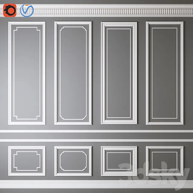 Decorative molding_011 3DModel Decorative molding_011 3DModel