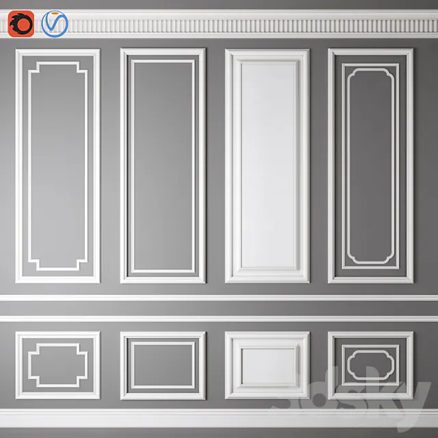 Decorative molding_09 3DModel Decorative molding_09 3DModel