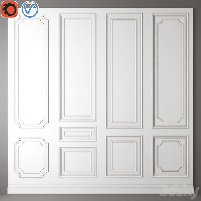 Decorative molding_13 3D Model Decorative molding_13 3D Model