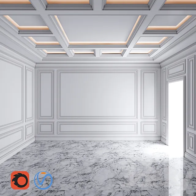 Decorative molding_15 3D Model Decorative molding_15 3D Model