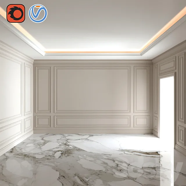 Decorative molding_17 3D Model Decorative molding_17 3D Model