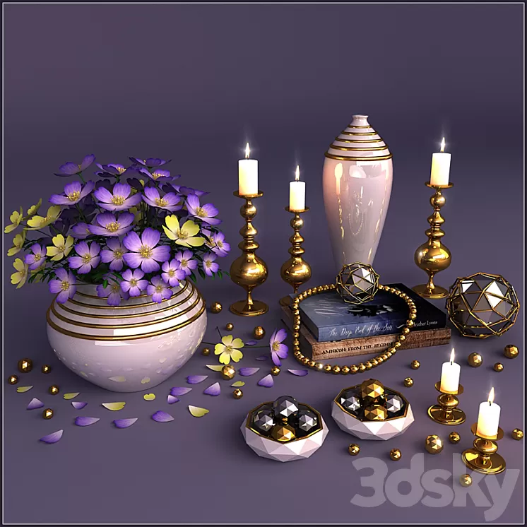Decorative Objects No.1 3D Model