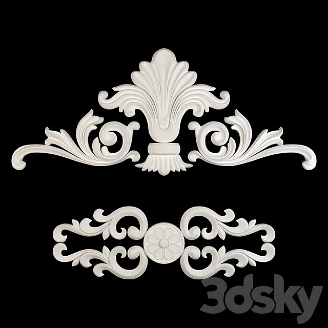 Decorative Ornaments 08 3D Model