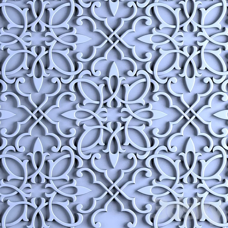 Decorative panel – 09 3D Model Decorative panel – 09 3D Model