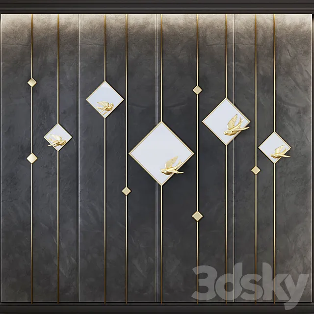 Decorative Panel 10_10 3D Model Decorative Panel 10_10 3D Model