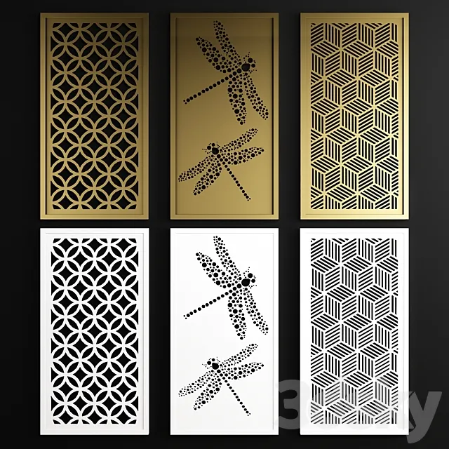 Decorative panel 24 3D Model Decorative panel 24 3D Model