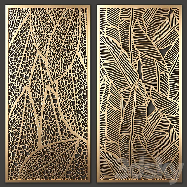 Decorative panel 3D Model Decorative panel 3D Model