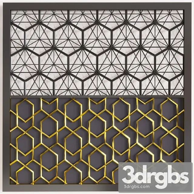 Decorative panel 3D Model Download