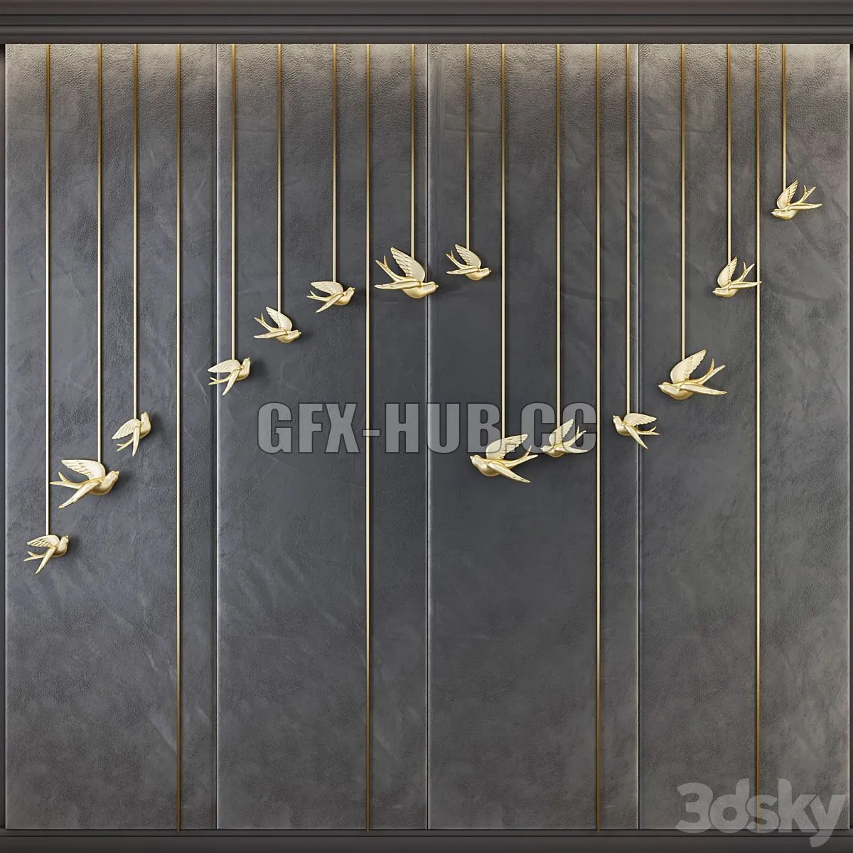 Decorative panel 4 3D Model