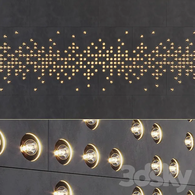 Decorative Panel 8 _ LED Panels 3D Model Decorative Panel 8 _ LED Panels 3D Model