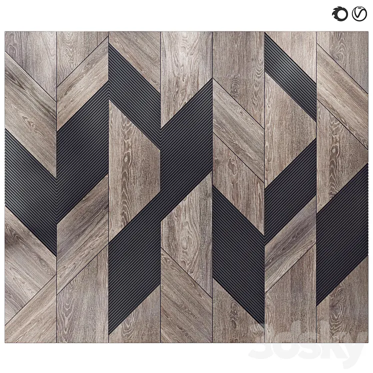 Decorative panel 95 3D Model Free Download