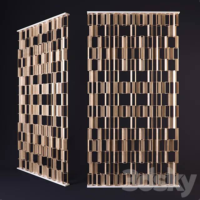 Decorative panel Metal 3DModel Decorative panel Metal 3DModel