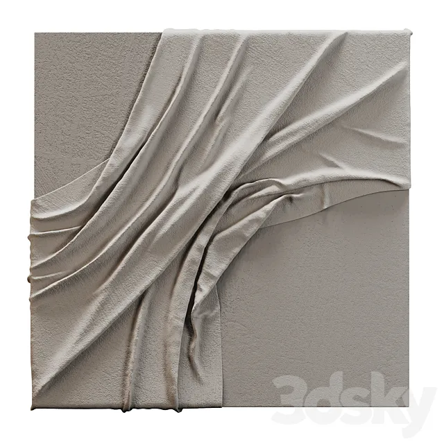 Decorative panel on the wall 10 3D Model