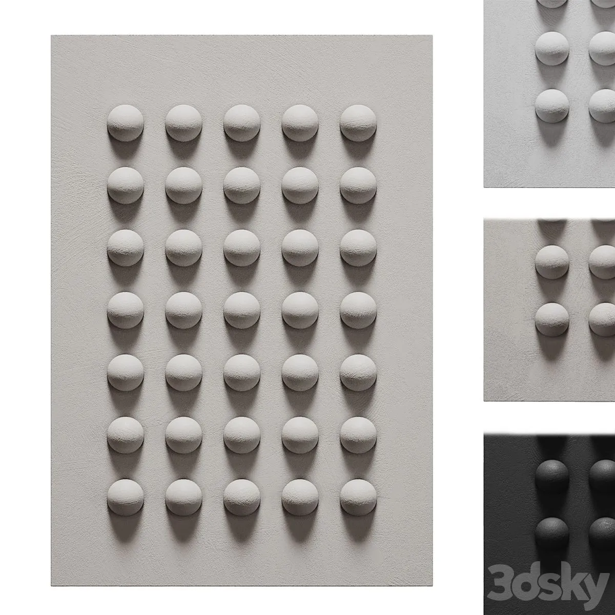 Decorative panel on the wall 26 3D Model