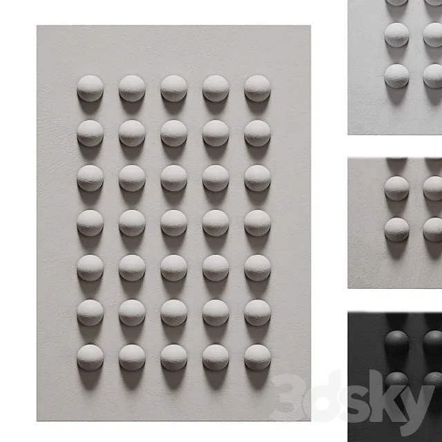 Decorative panel on the wall 26 3D Model