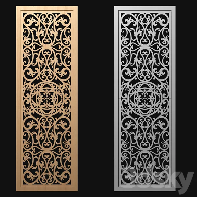 decorative panel-partition 3D Model