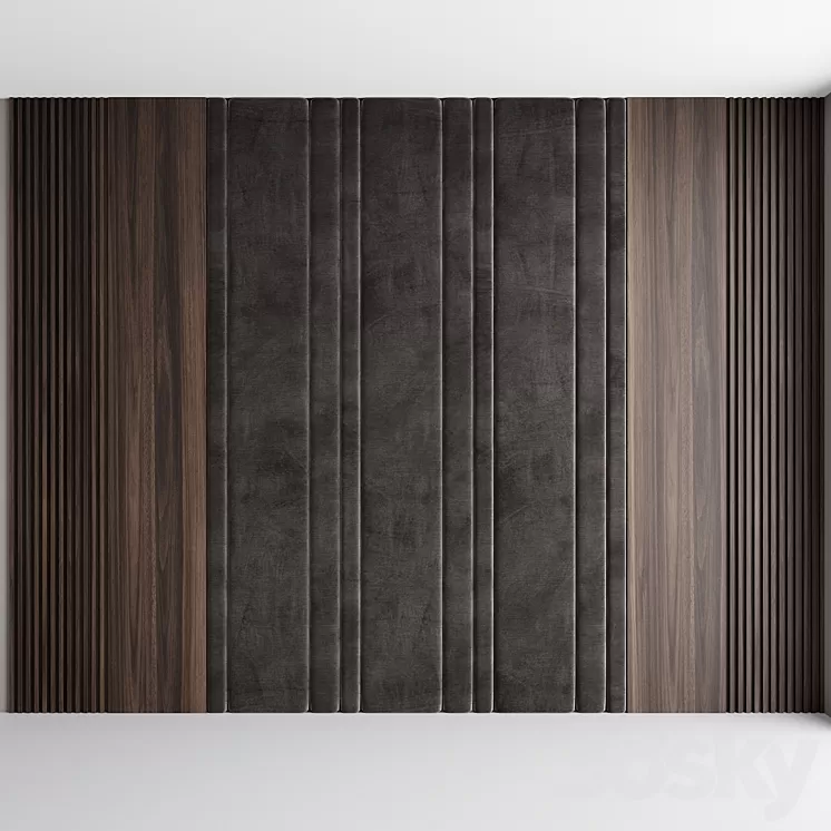 Decorative panel set 3 3D Model