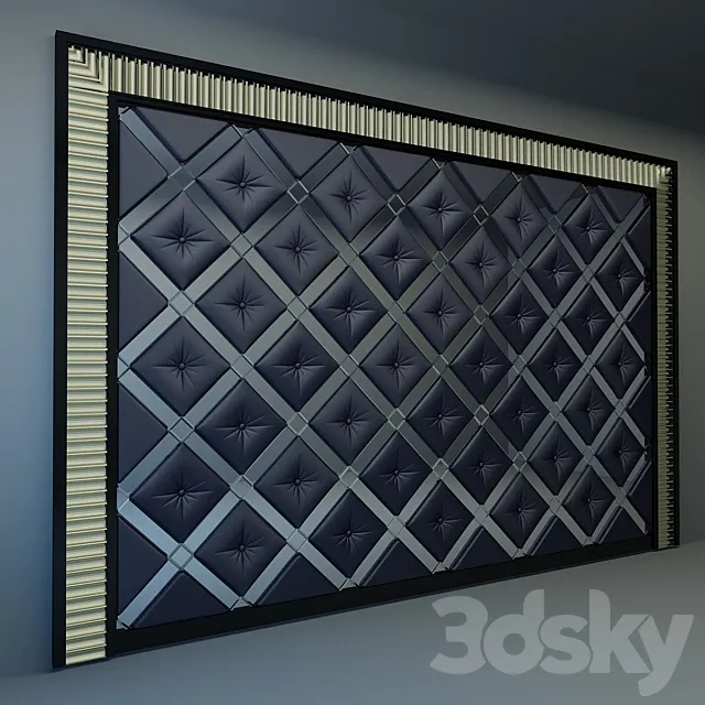 decorative panels Capito 2 species 3D Model decorative panels Capito 2 species 3D Model
