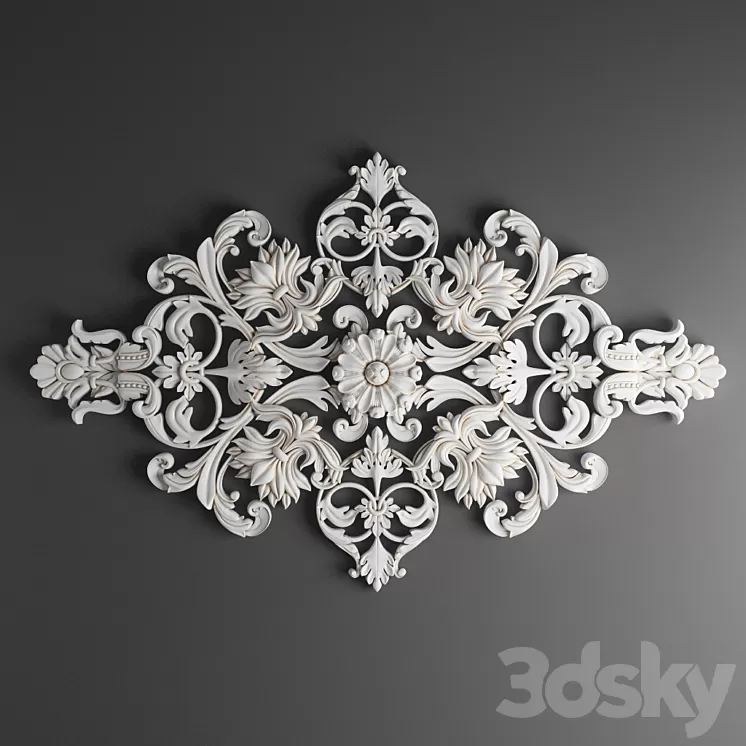 Decorative Panels D5 3D Model Decorative Panels D5 3D Model