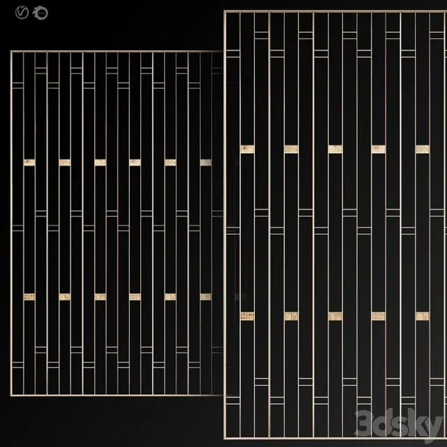 Decorative partition # 11 3D Model Decorative partition # 11 3D Model
