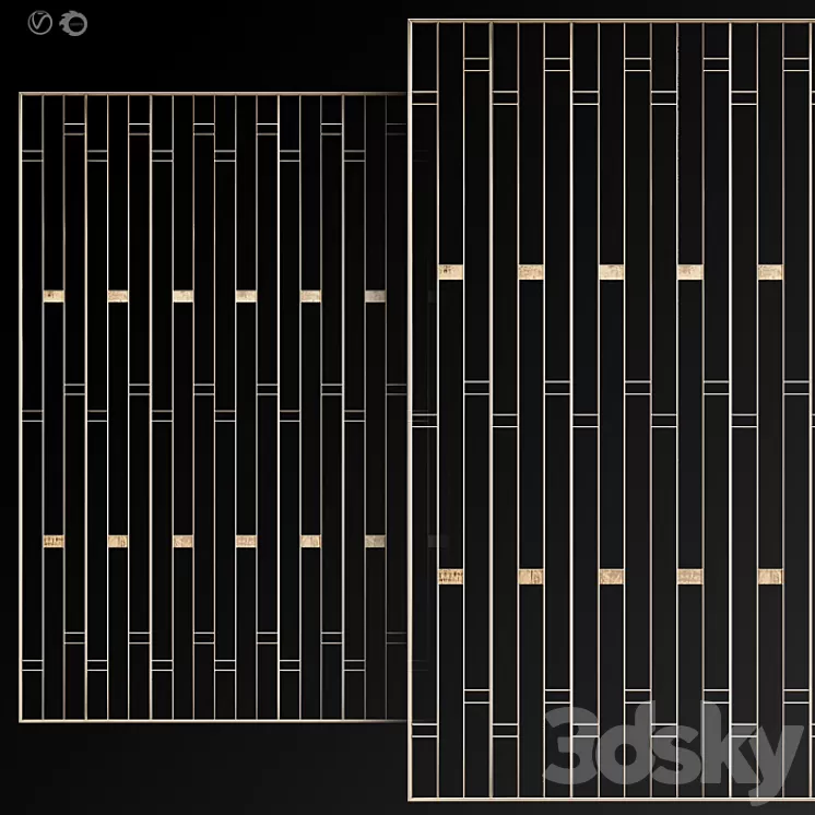 Decorative partition # 11 3D Model Decorative partition # 11 3D Model