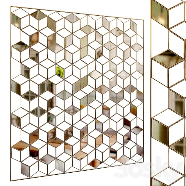 Decorative partition 15 3D Model Decorative partition 15 3D Model