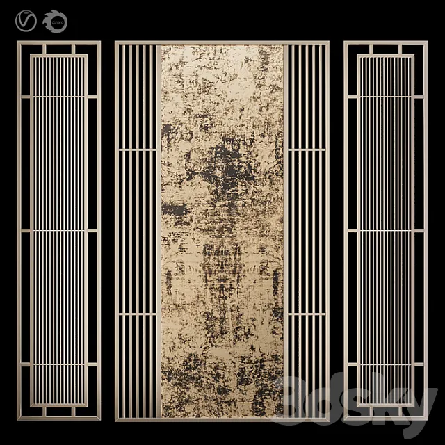 Decorative partition # 2 3D Model Decorative partition # 2 3D Model