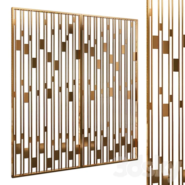 Decorative partition 23 3DModel Decorative partition 23 3DModel