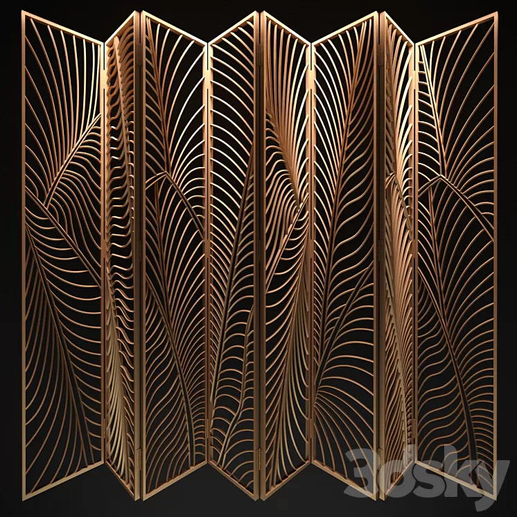 Decorative partition 3D Model Decorative partition 3D Model