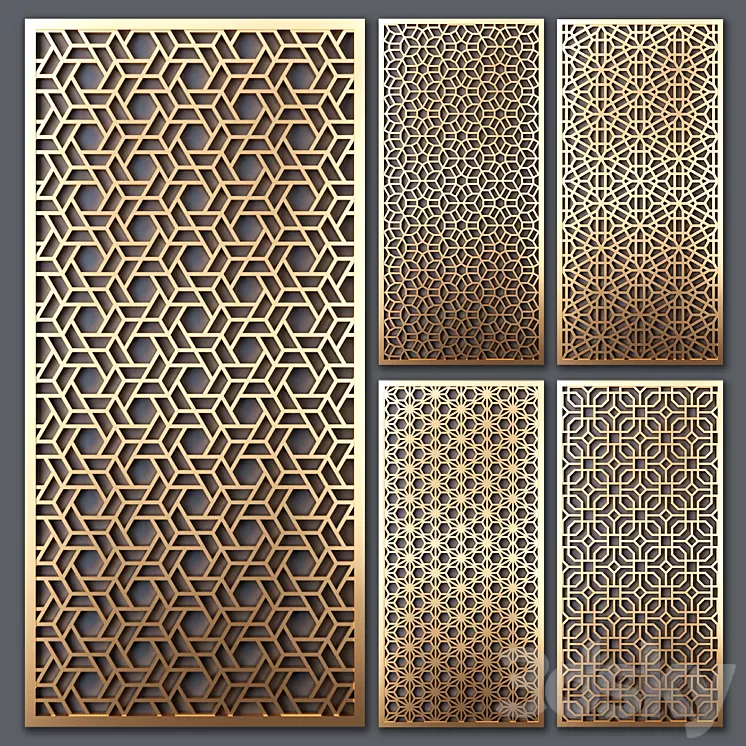 Decorative partition 3D Model