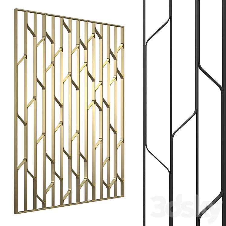 Decorative partition 3D Model Decorative partition 3D Model