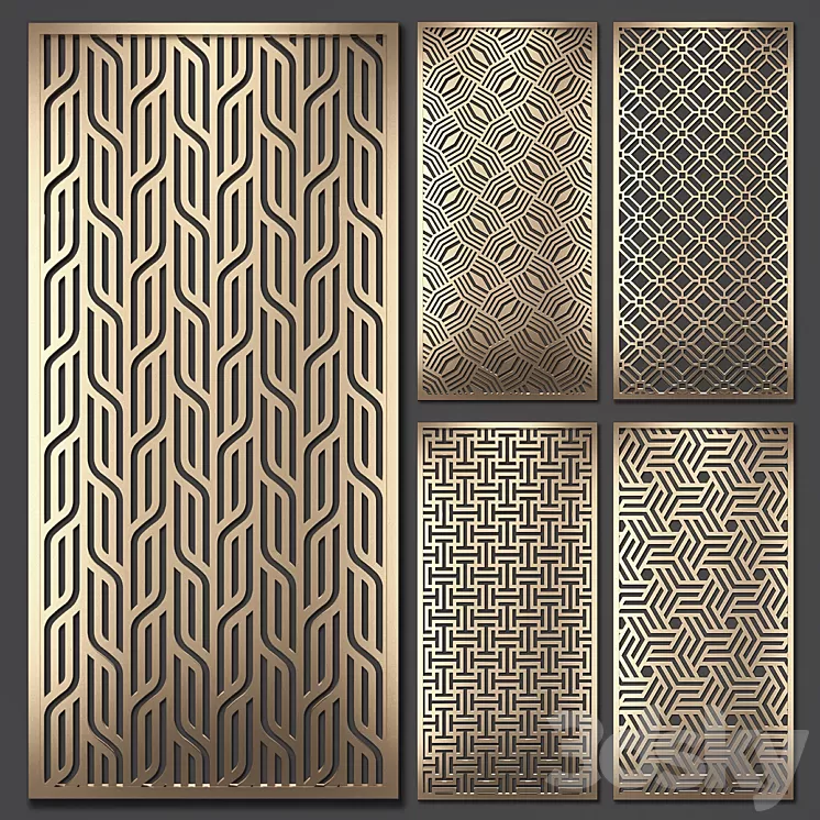 Decorative partition 3D Model Decorative partition 3D Model