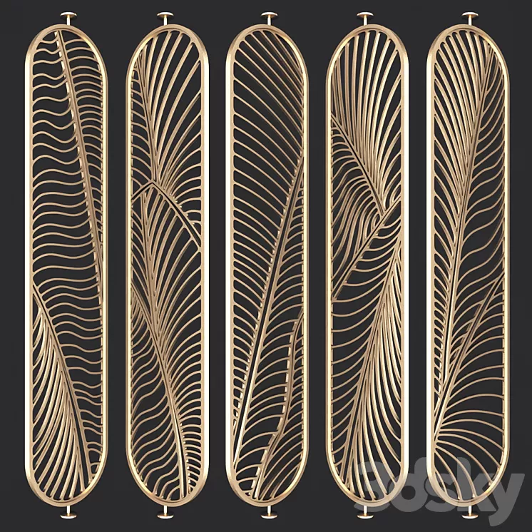 Decorative partition 3D Model Decorative partition 3D Model