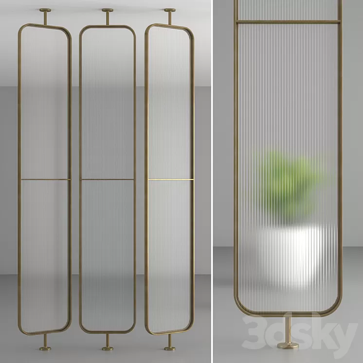 Decorative partition 3D Model Free Download
