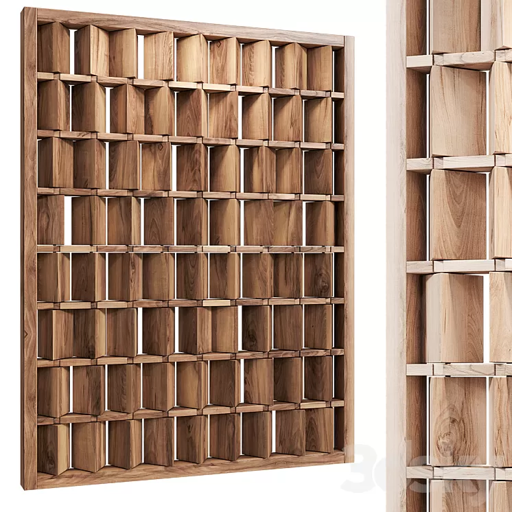 Decorative partition 3D Model Free Download