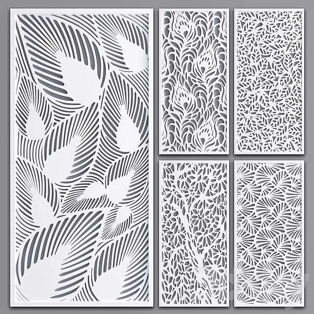 Decorative partition 3D Model Decorative partition 3D Model