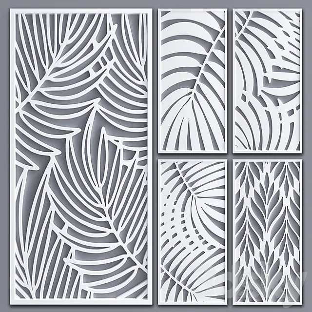 Decorative partition 3D Model Decorative partition 3D Model