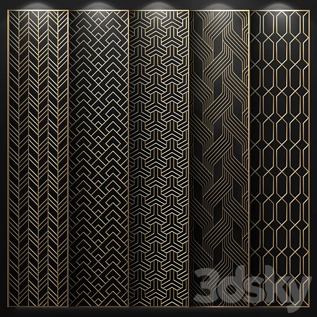 Decorative partition 3D Model Decorative partition 3D Model