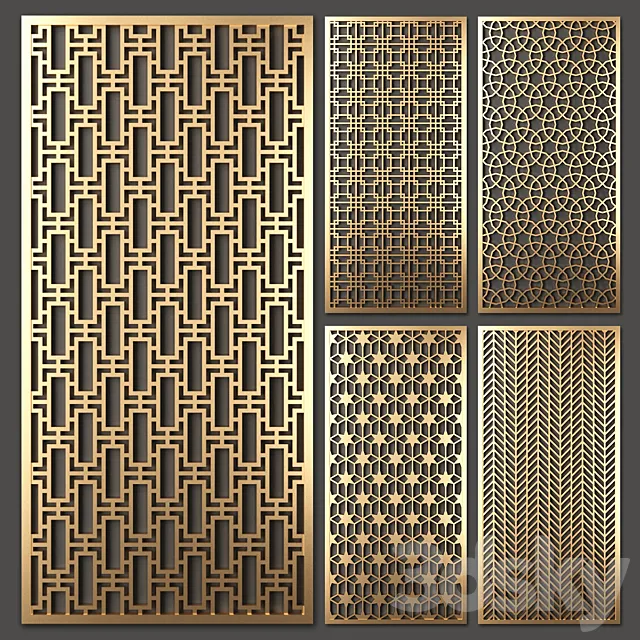 Decorative partition 3D Model Decorative partition 3D Model