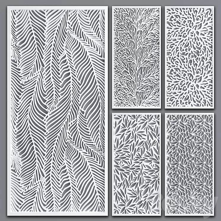 Decorative partition 3D Model Decorative partition 3D Model