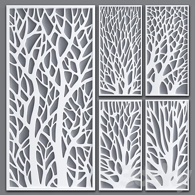 Decorative partition 3D Model Decorative partition 3D Model