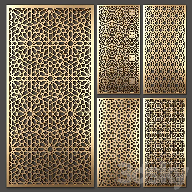 Decorative partition 3D Model Decorative partition 3D Model