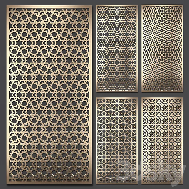 Decorative partition 3D Model Decorative partition 3D Model