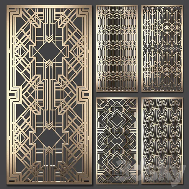 Decorative partition 3D Model Decorative partition 3D Model