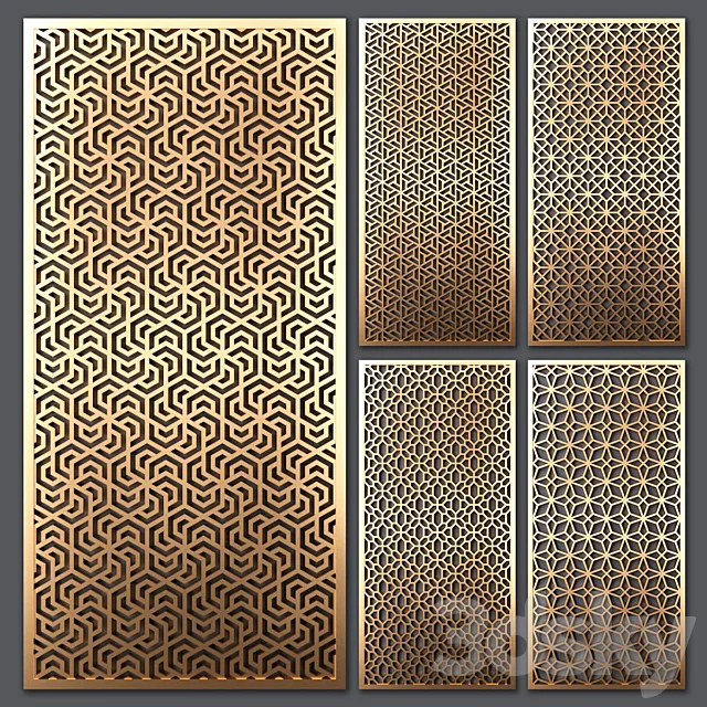 Decorative partition 3D Model Decorative partition 3D Model