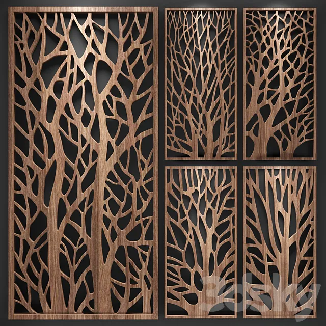Decorative partition 3D Model Decorative partition 3D Model