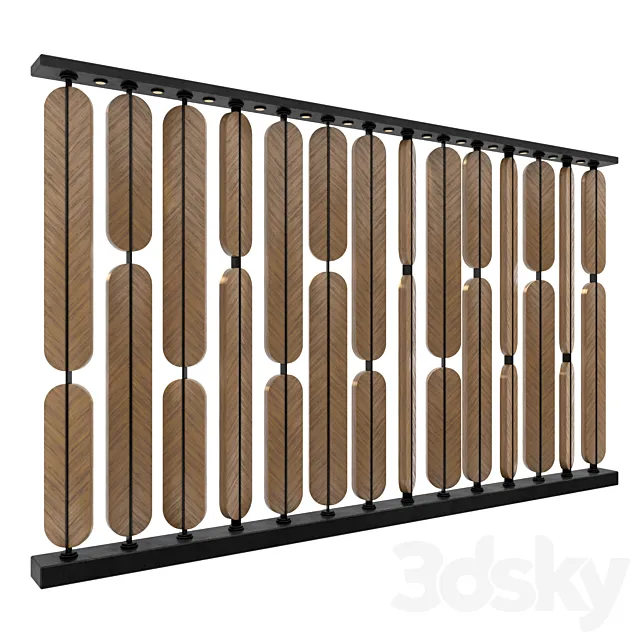 Decorative partition 3D Model Decorative partition 3D Model