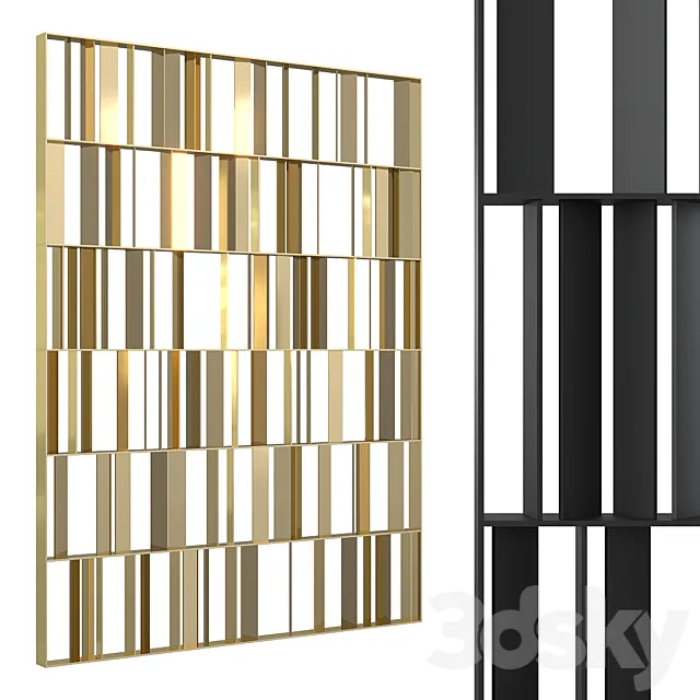 Decorative partition 3D Model Decorative partition 3D Model