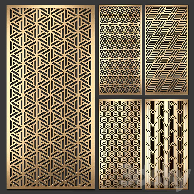 Decorative partition 3D Model