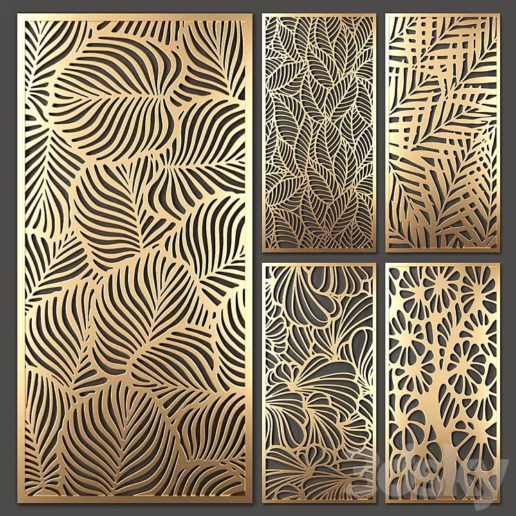 Decorative partition 3D Model Decorative partition 3D Model